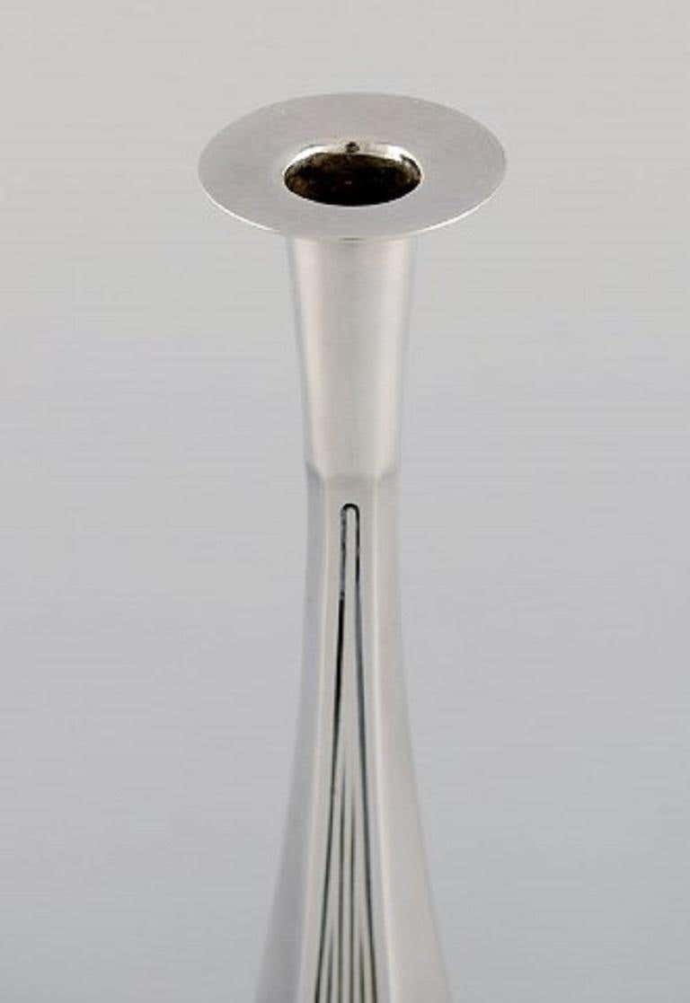 Wiwen Nilsson Lund, Sweden, A Pair Of Modernist Candlesticks photo for sale