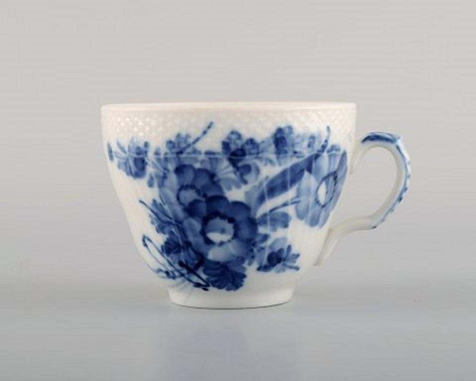 Royal Copenhagen Blue Flower Curved Coffee Service For Twelve People, 1960s photo for sale
