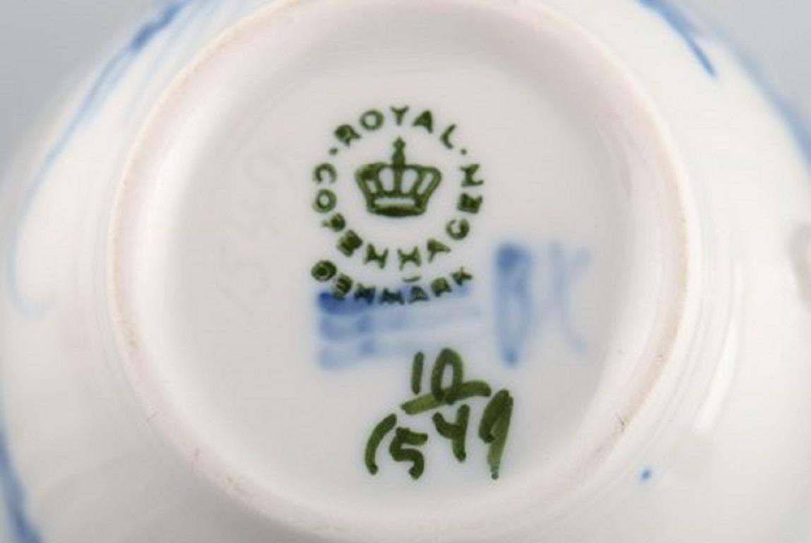 Royal Copenhagen Blue Flower Curved Coffee Service For Twelve People, 1960s photo vinterior