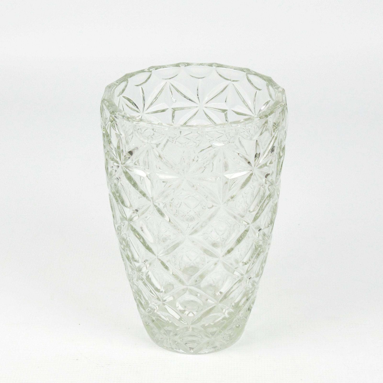 Large, "Karo" Glass Vase, Huta Szkła Hortensja, Poland, 1970s photo furniture