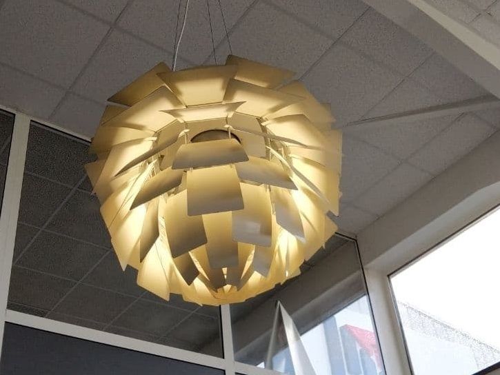 photo for sale Mid Century Modern Scandinavian Pendant Lamp Ph Artichoke By Poul Henningsen ø 84 Cm Edition From The 70s