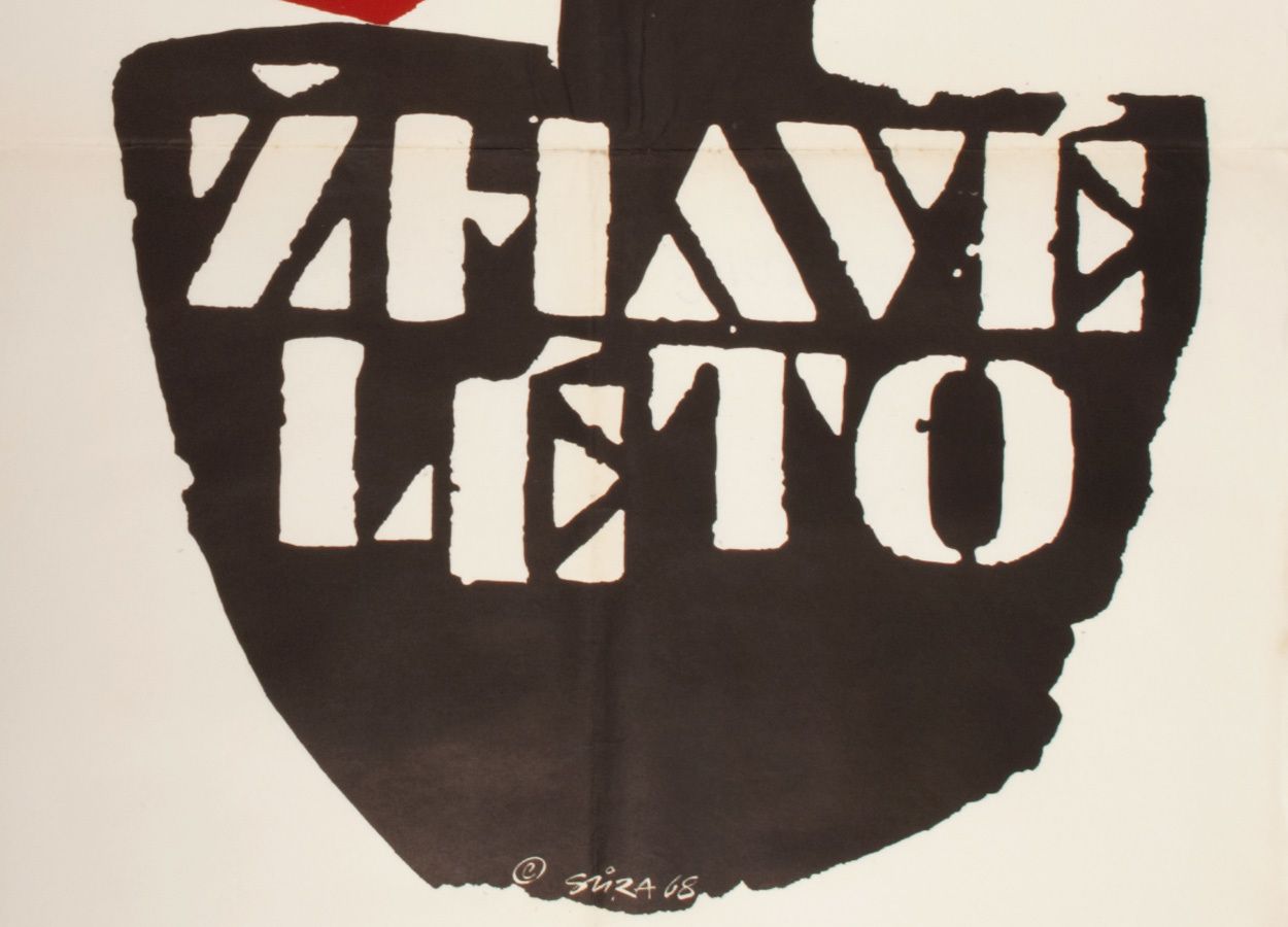 Movie Poster, Hot Summer, Jaroslav Sůra, 1968 photo for sale