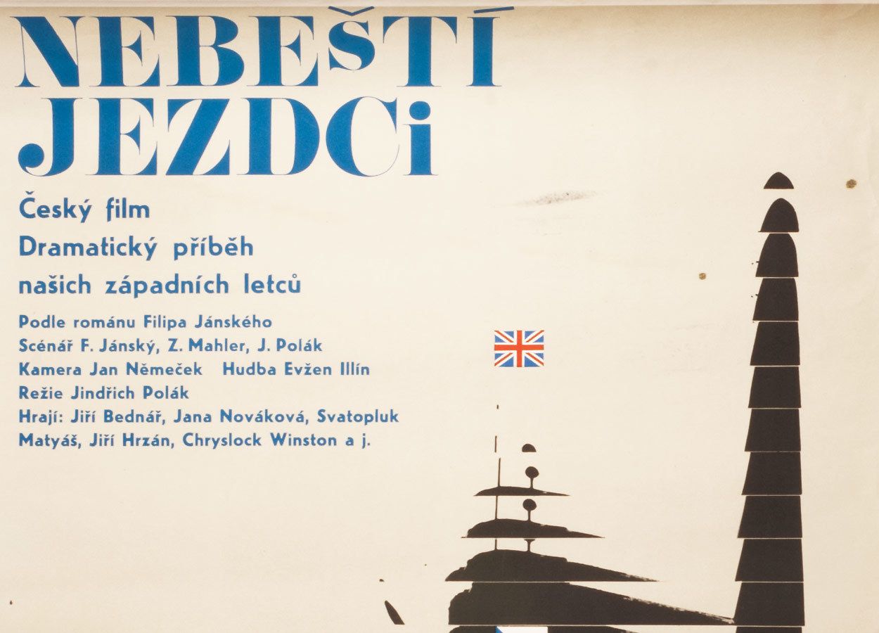 Movie Poster, Riders In The Sky, Milan Grygar, 1968 photo furniture