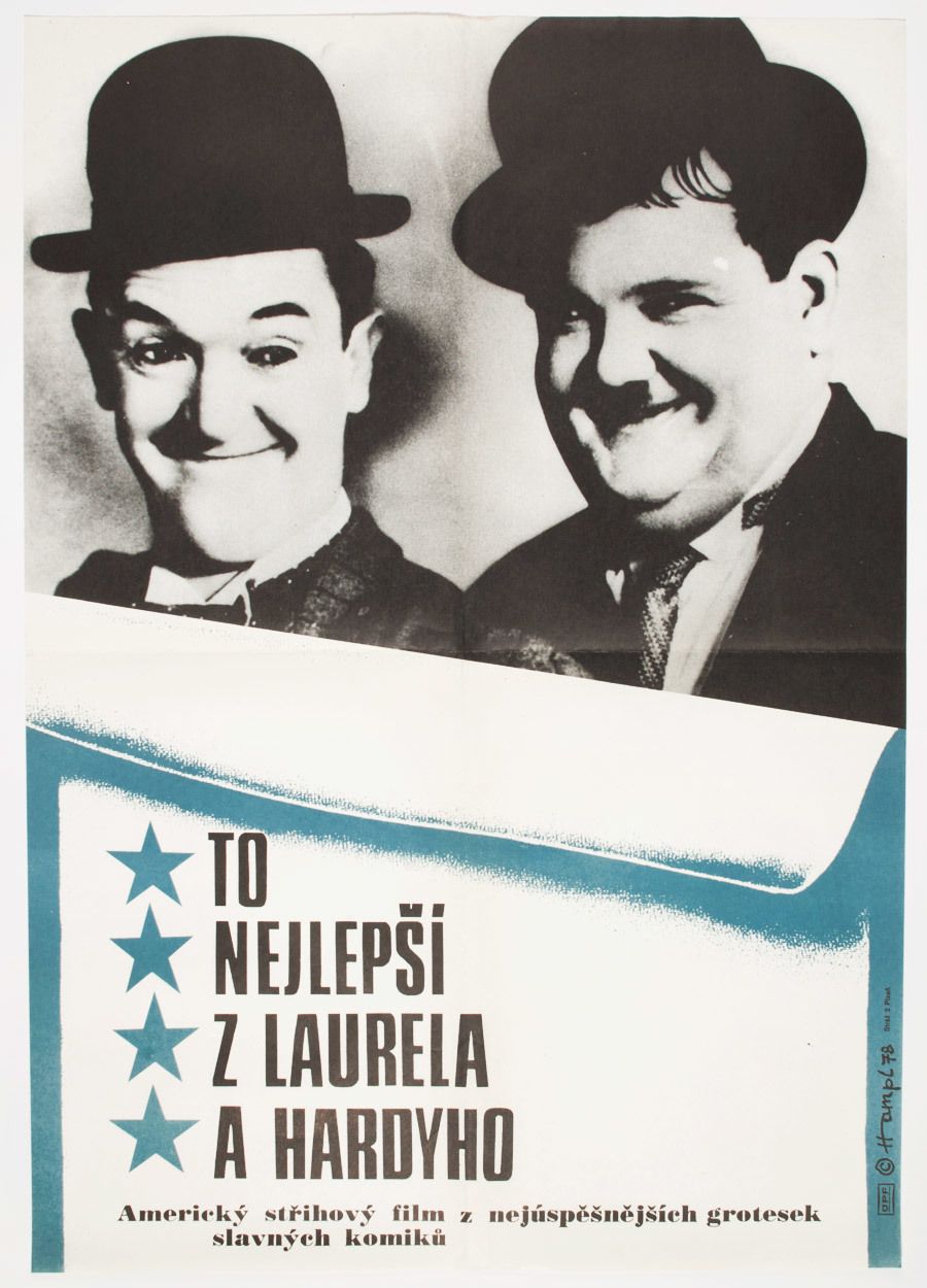 Movie Poster, The Best Of Laurel And Hardy, Petr Hampl, 1978