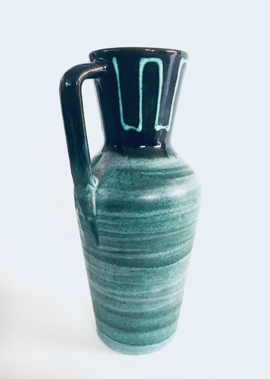 photo for sale Midcentury Modern Studio Pottery Vase Set By Scheurich, West Germany 1960s
