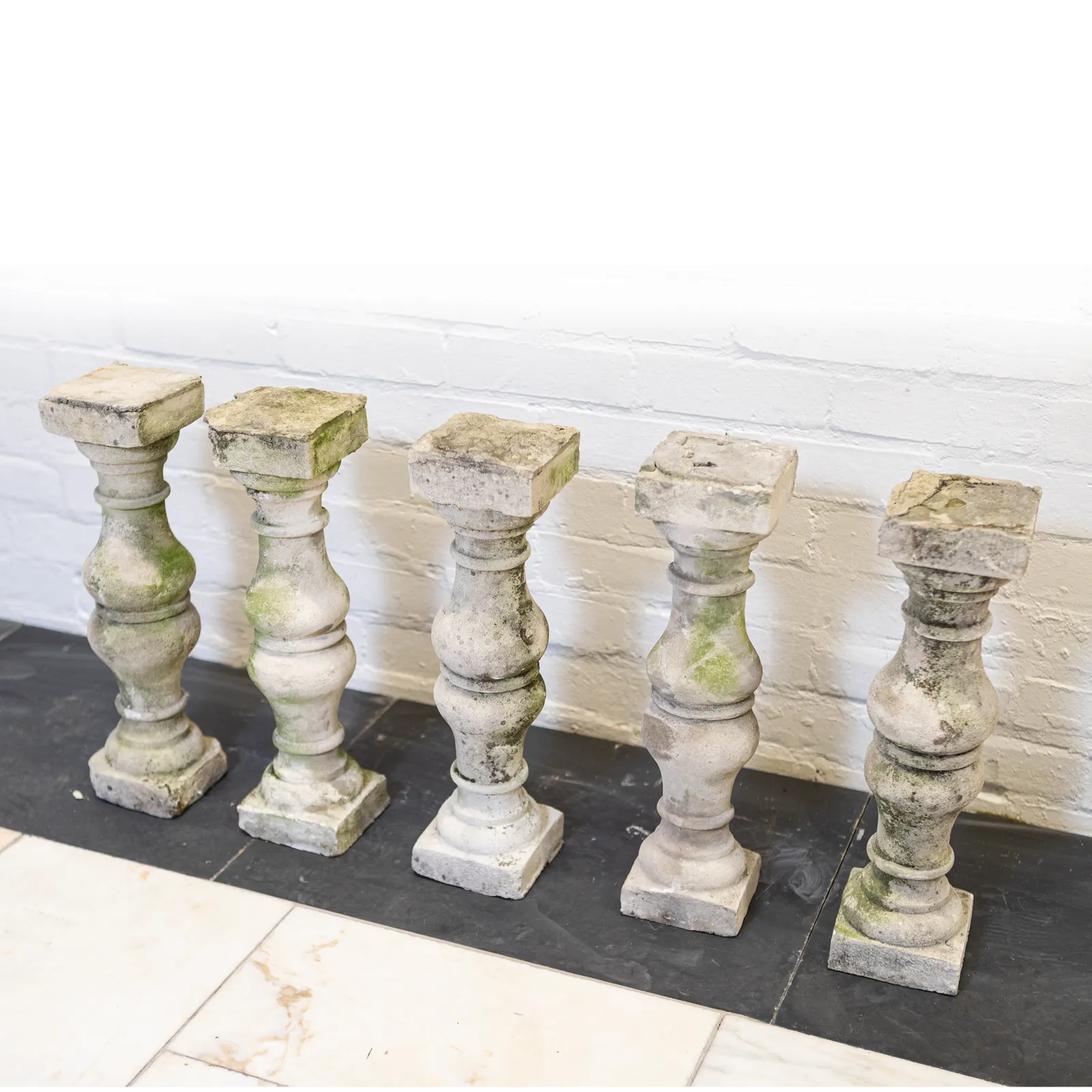 Antique Portland Stone Balustrades (Set Of 24+) photo for sale