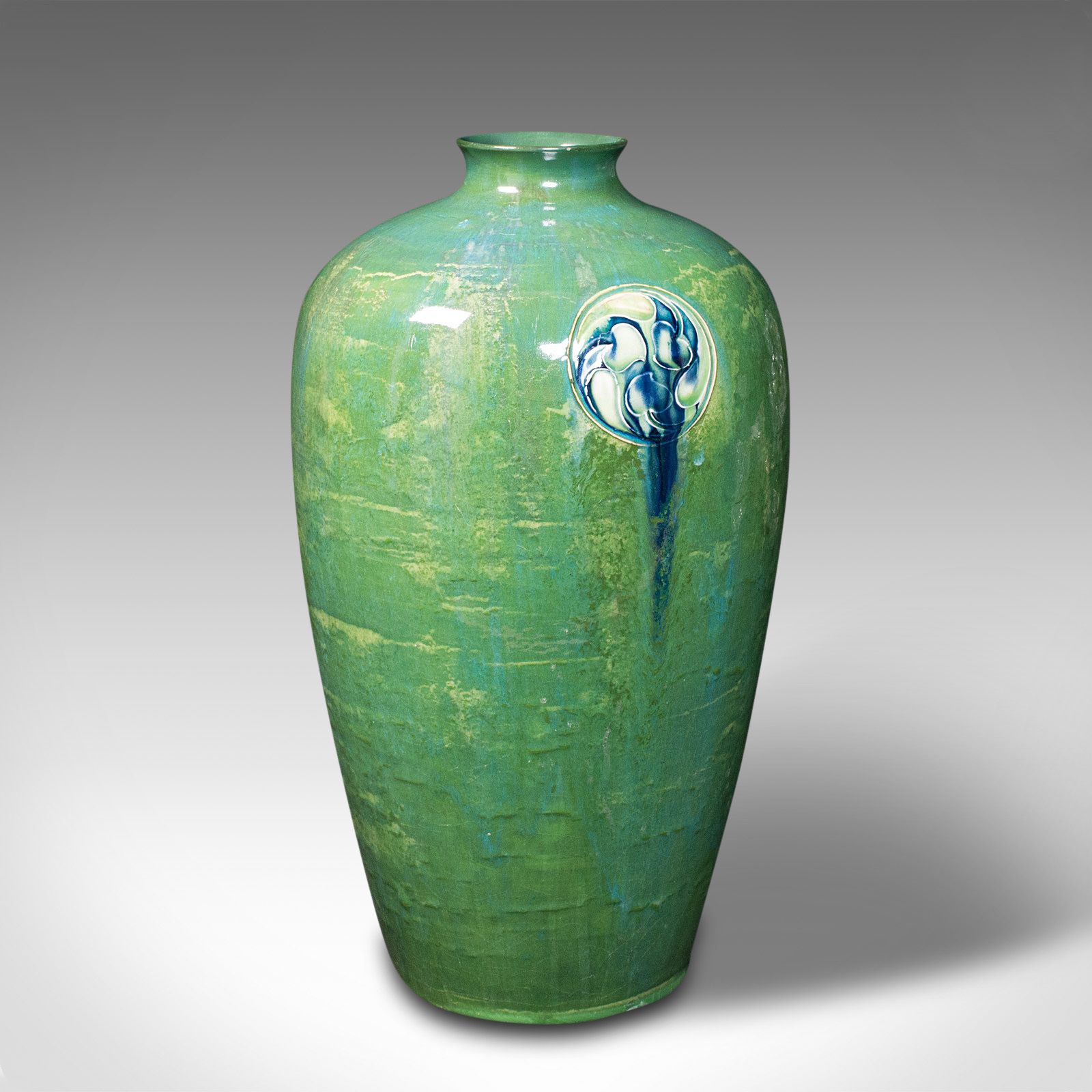 Antique Flaminian Vase, Moorcroft, Liberty, London, C.1910
