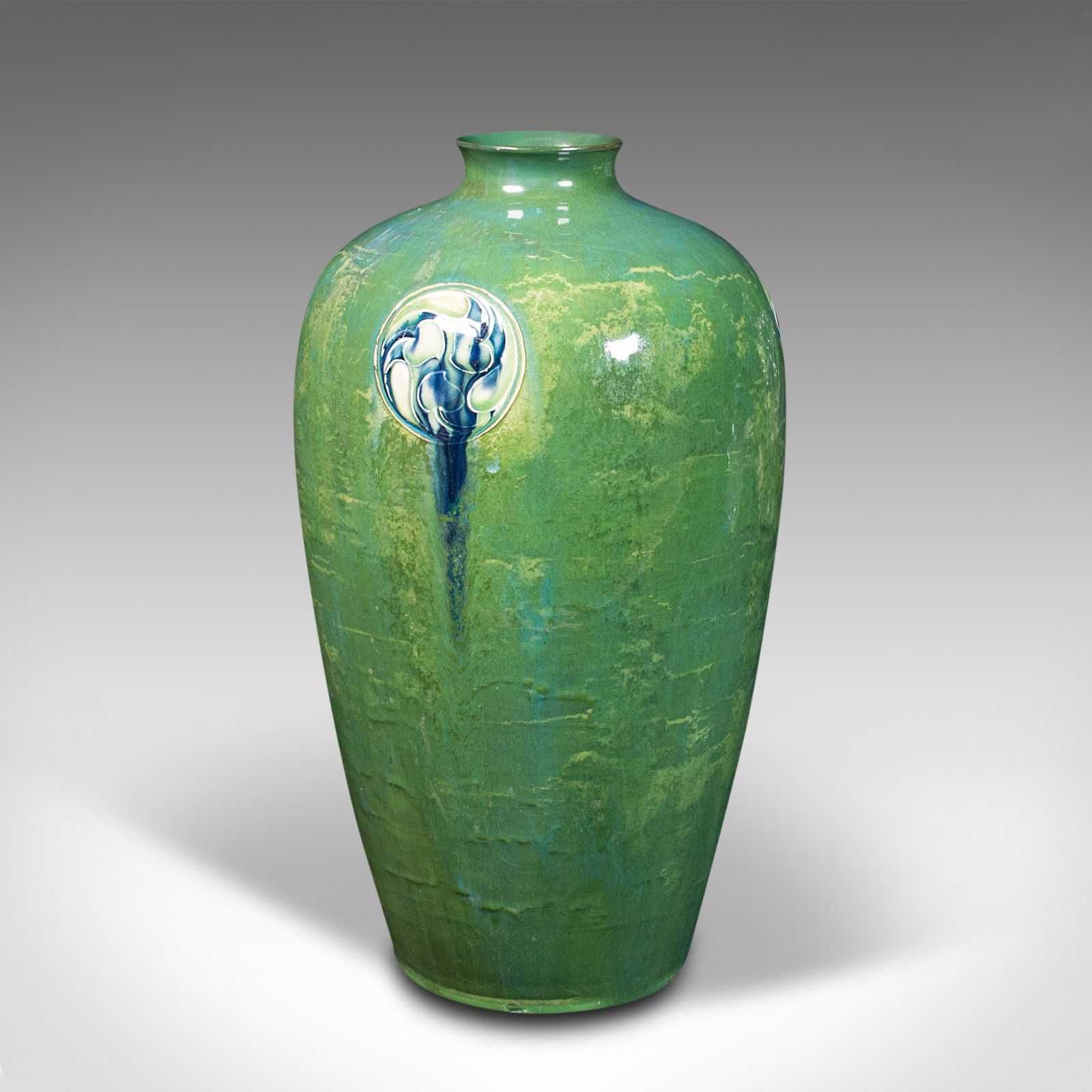 2650.0 Antique Flaminian Vase, Moorcroft, Liberty, London, C.1910 photo