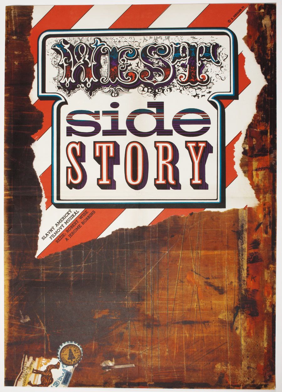 Movie Poster, West Side Story, Zdeněk Ziegler, 1973 photo vinterior