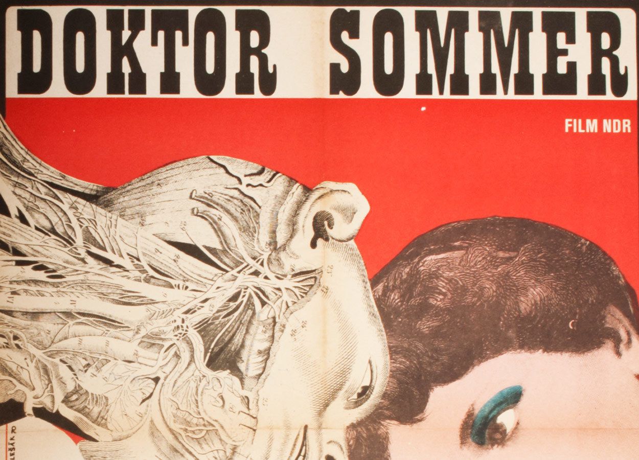 Movie Poster, Doctor Sommer, František Zálešák, 1970 photo for sale