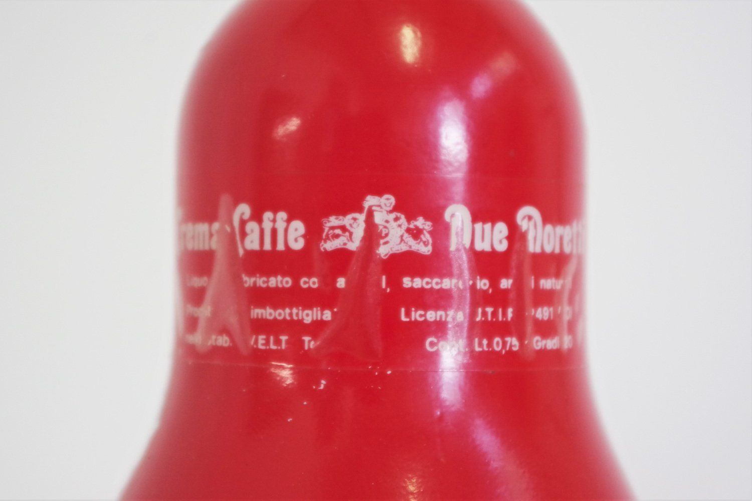 Light Bulb Shaped Bottle By Due Moretti Cremacaffè, 1970s photo for sale