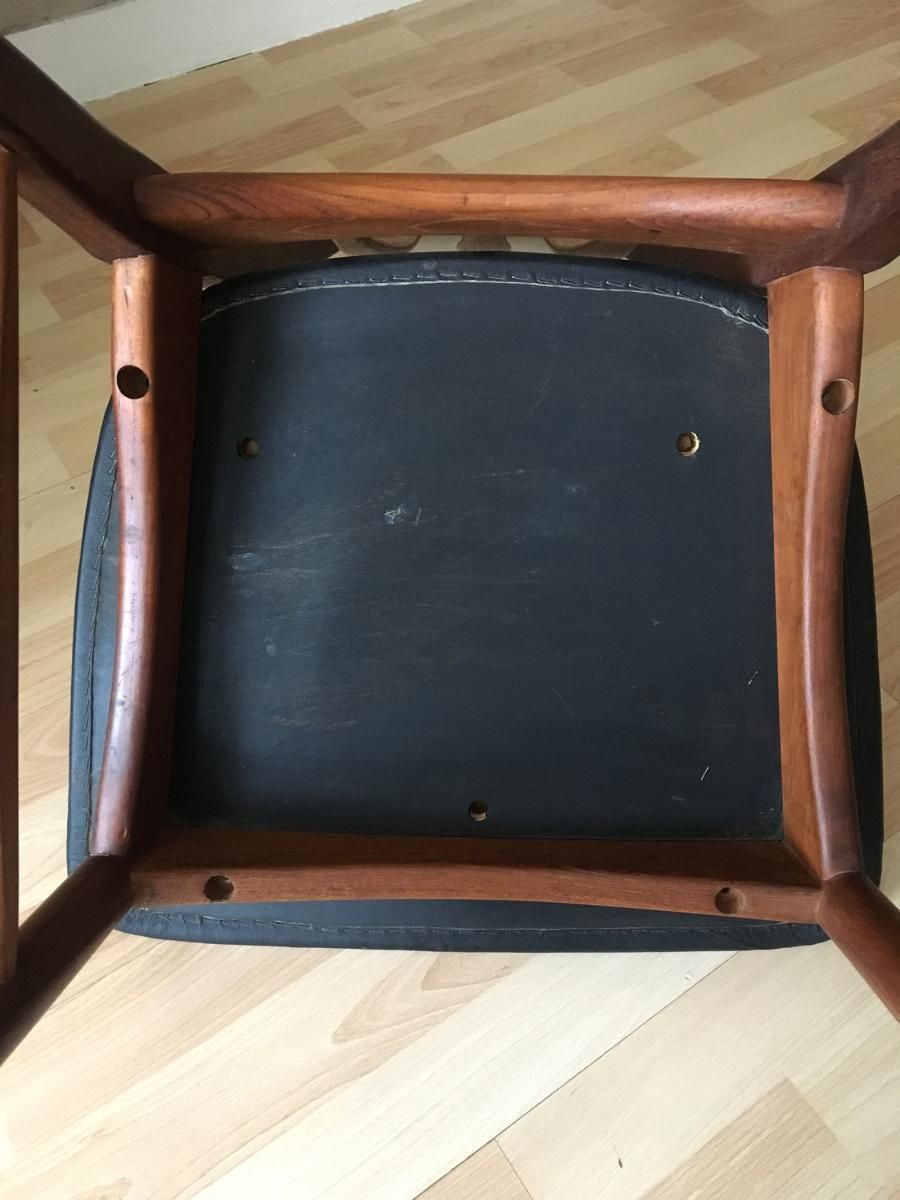 Mid Century Eva Teak Dining Chair By Niels Koefoed For Koefoeds Hornslet photo Furniture