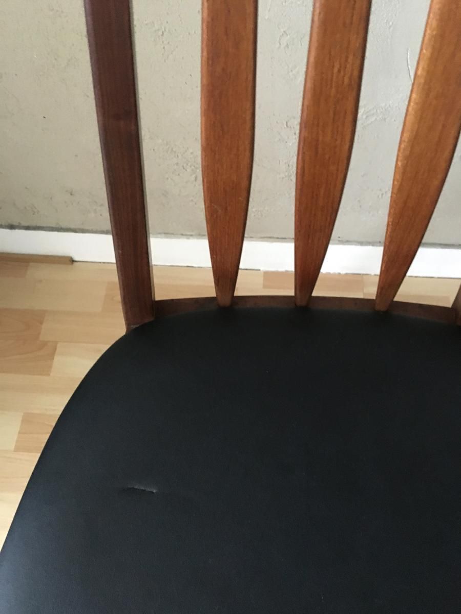 Mid Century Eva Teak Dining Chair By Niels Koefoed For Koefoeds Hornslet photo 579.0