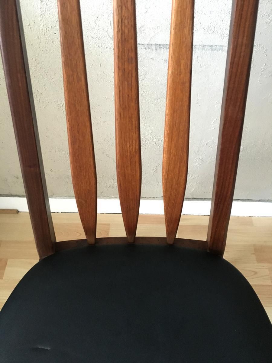 Mid Century Eva Teak Dining Chair By Niels Koefoed For Koefoeds Hornslet photo vinterior