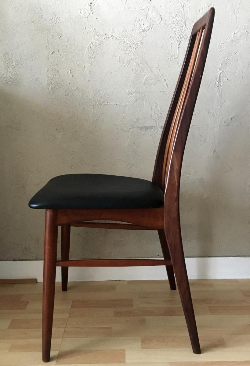 Furniture Mid Century Eva Teak Dining Chair By Niels Koefoed For Koefoeds Hornslet photo
