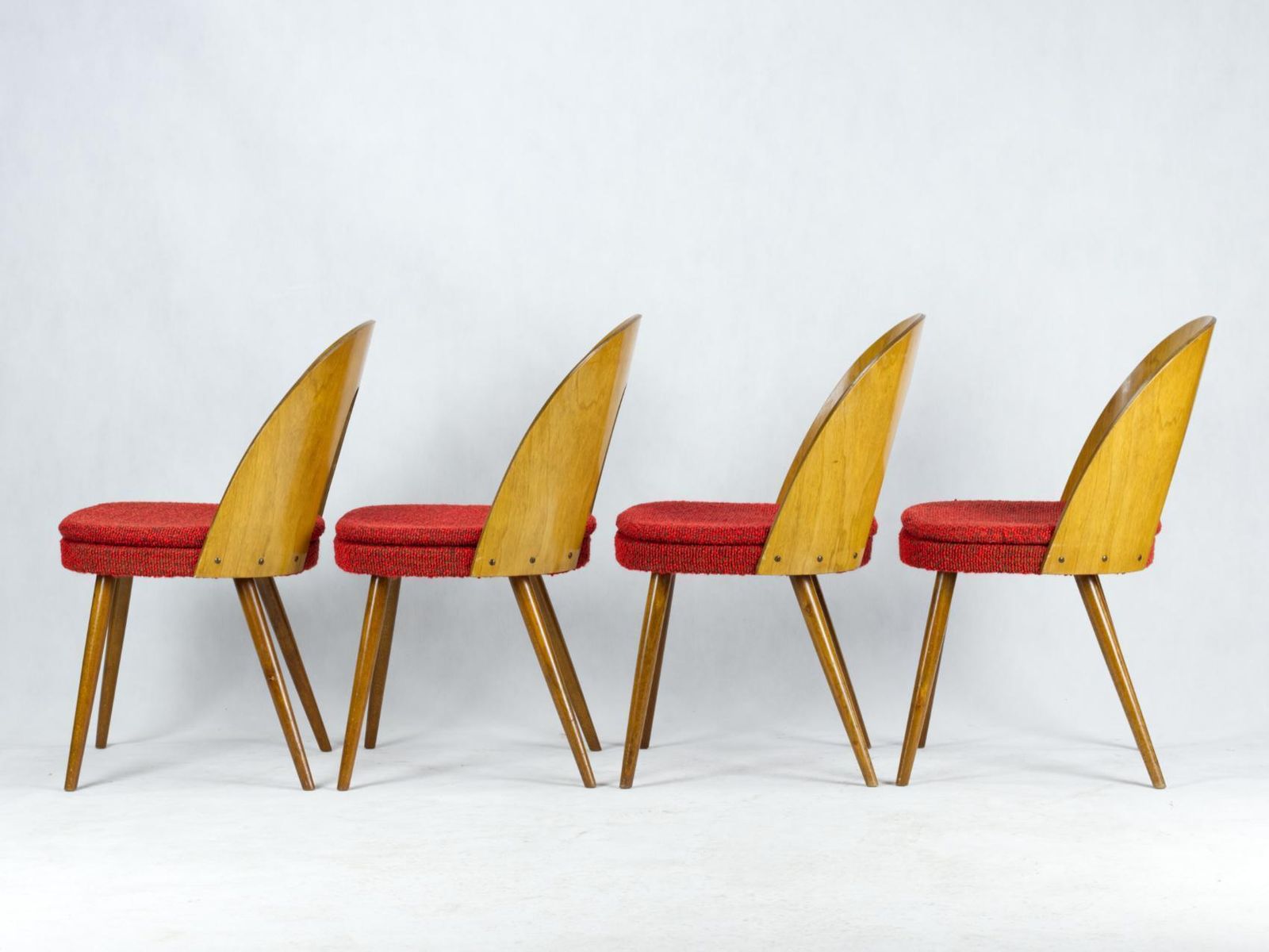 Mid Century Dining Chairs By Antonín šuman For Tatra Nabytok Np, 1960s photo vinterior