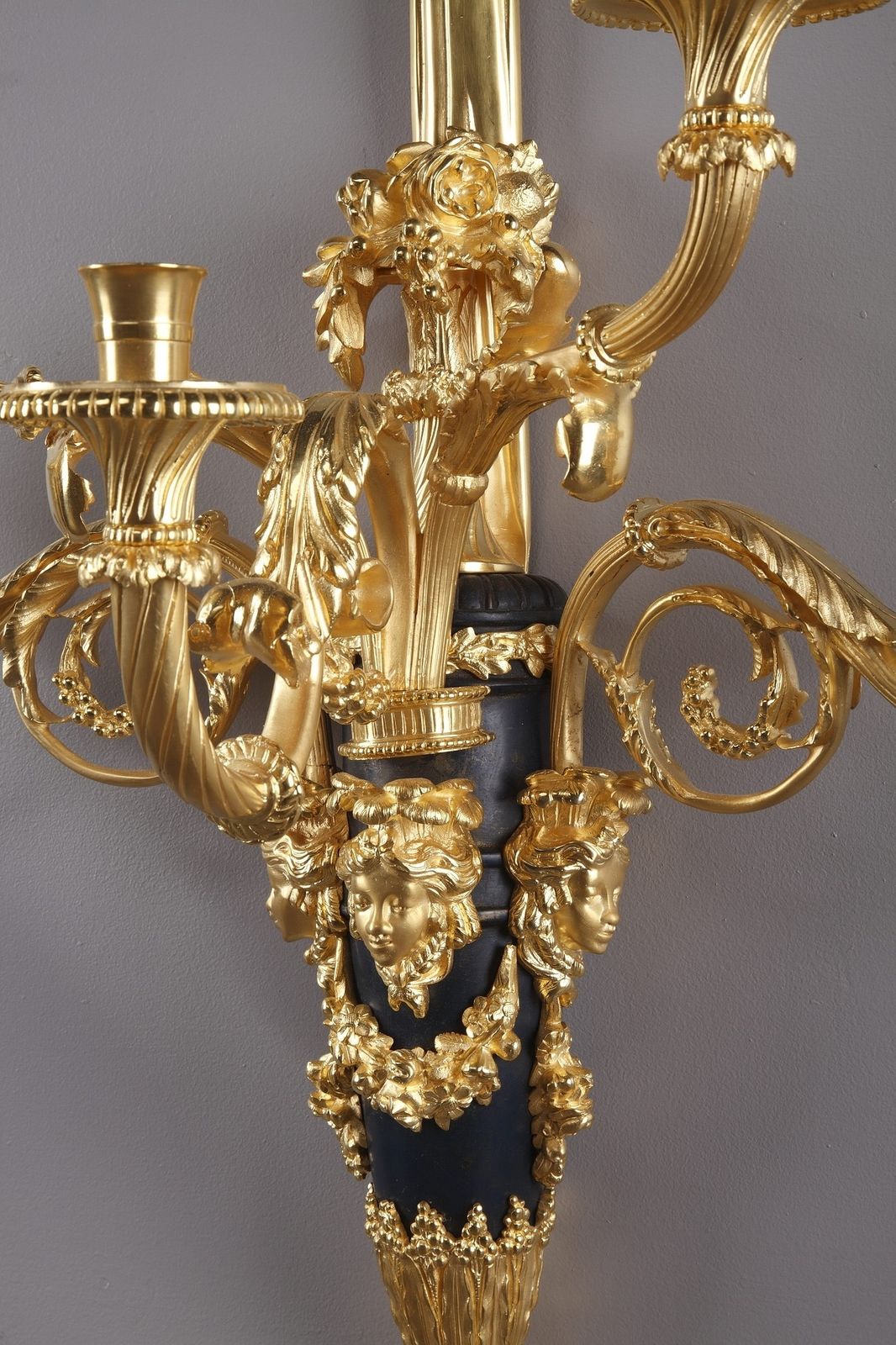 16710.0 Monumental Louis XVI Style Wall Sconces After Thomire photo