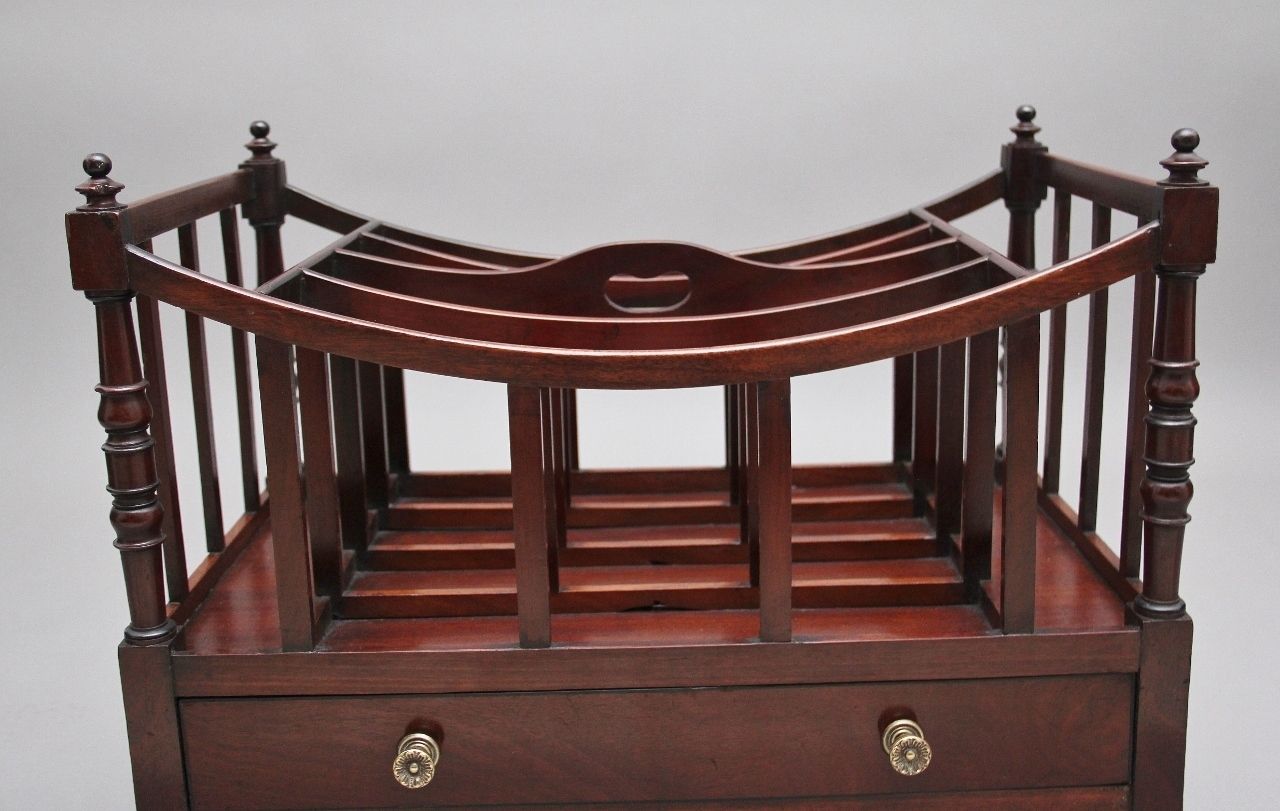 Early 19th Century Mahogany Canterbury photo buy