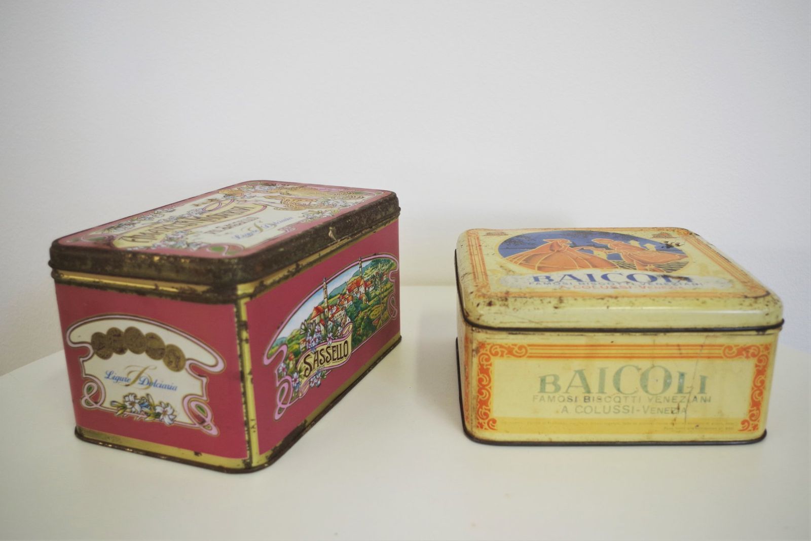 Cookie Boxes, Anni '60, Set Of 3, Stagno photo for sale