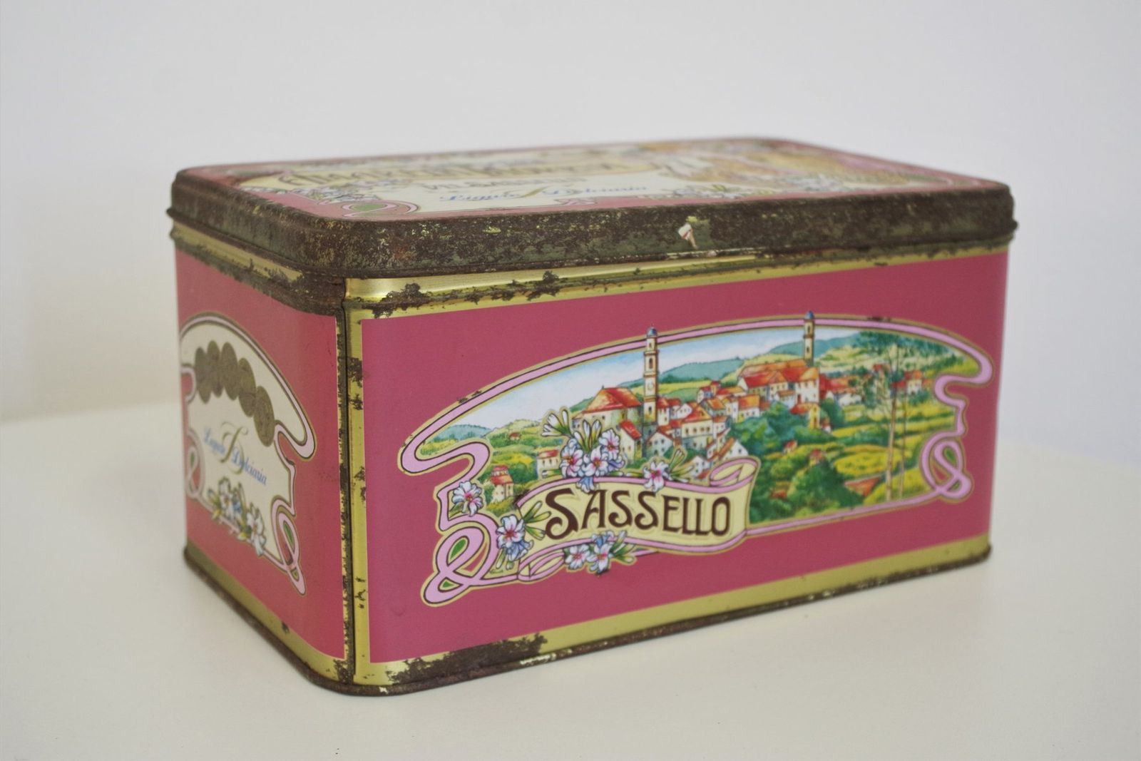 Home Decor Cookie Boxes, Anni '60, Set Of 3, Stagno photo