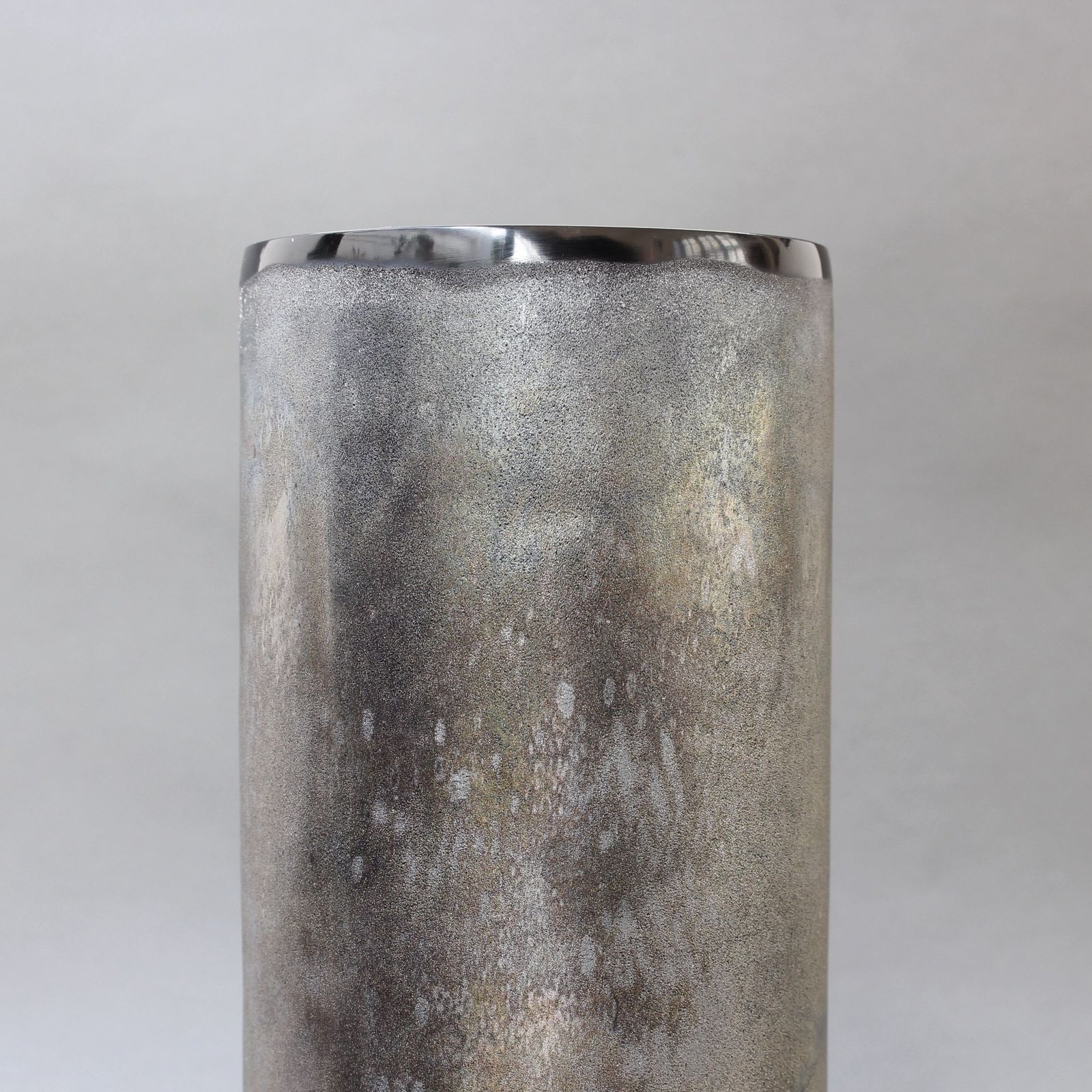 800.0 Italian Vintage Murano Glass 'Scavo' Vase By Alfredo Barbini III (Circa 1970s) photo