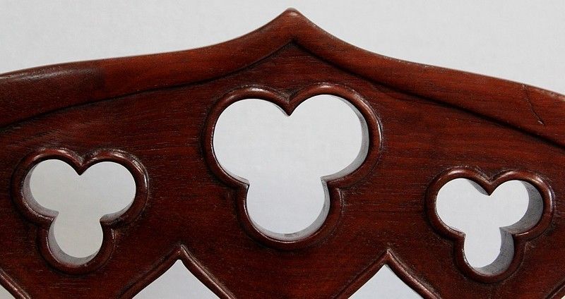 photo furniture Rare Suite Of 6 Mahogany Chairs, Restoration Period, Early 19th Century