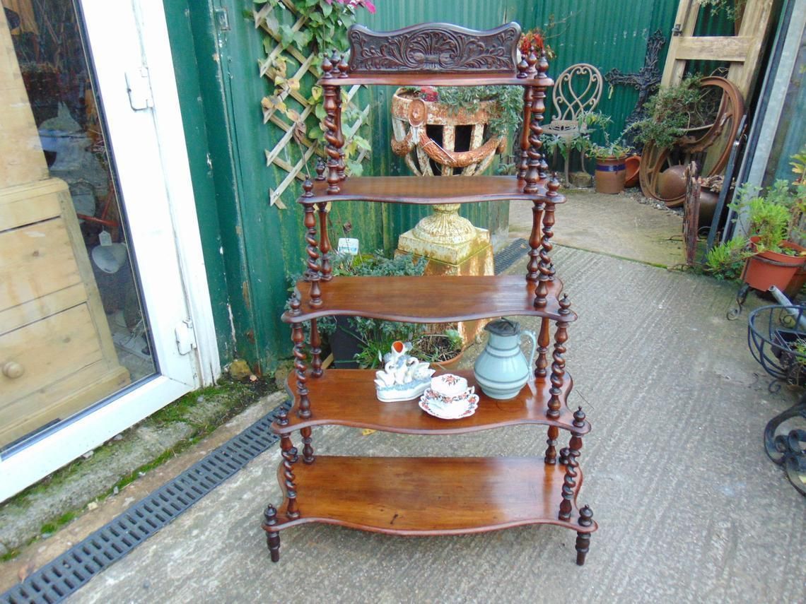Victorian Rosewood What Not, 1800s