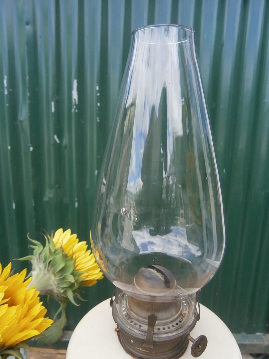 Falks Oil Lamp, 1900s, Glass photo for sale
