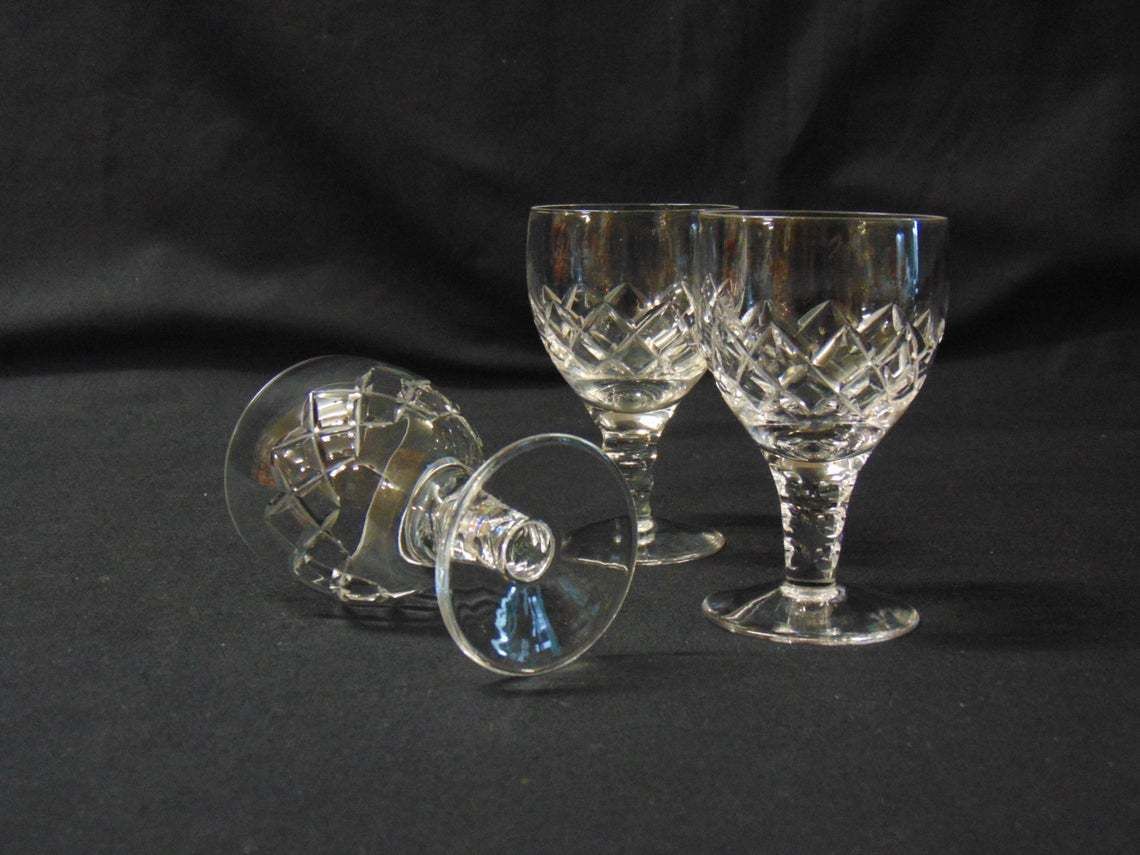 3 Stuart Crystal Sherry Or Port Glasses,C1970s. photo for sale