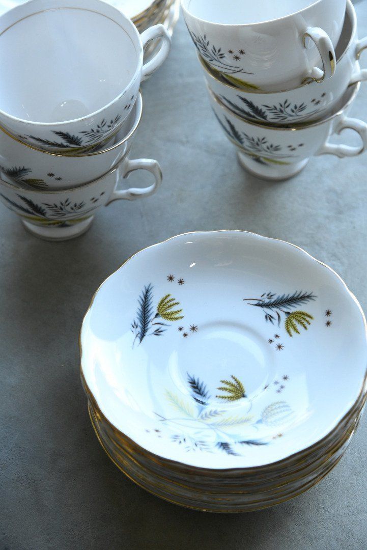 Colclough China Cups Saucers Plates Tea Set 12 Setting photo 95.0