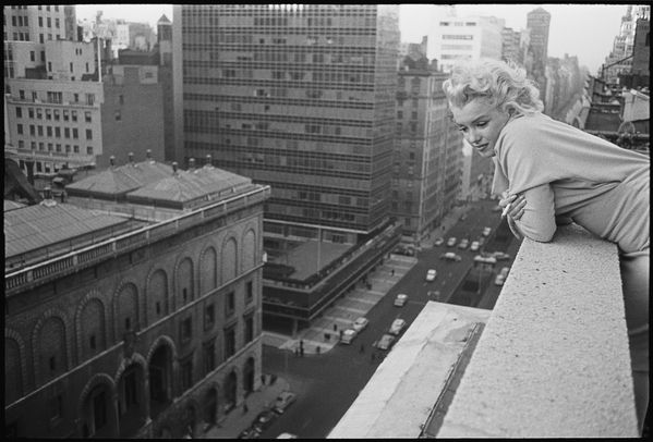 ' Marilyn On The Roof ' By Ed Feingersh Oversized Resin