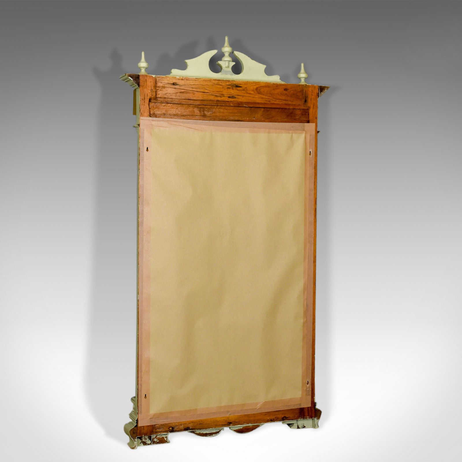 Large, Painted, Antique Wall Mirror, Victorian, Overmantel, Pier, Tiles C.1890 photo vinterior
