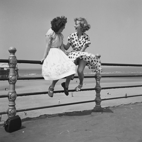 ' Blackpool Railings ' By Bert Hardy Resin