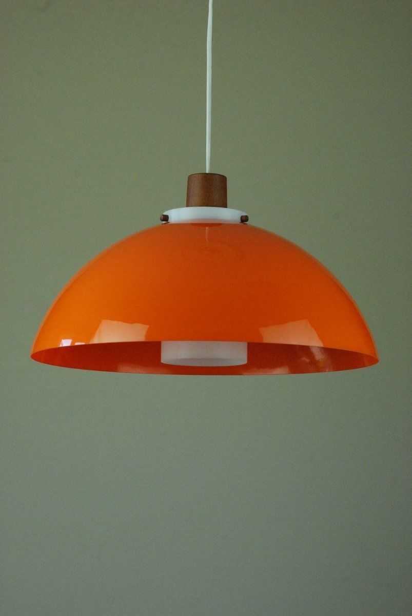 Pendant Lamp By Uno & östen Kristiansson For Luxus, Vittsjö, Sweden, 1960s photo Lighting