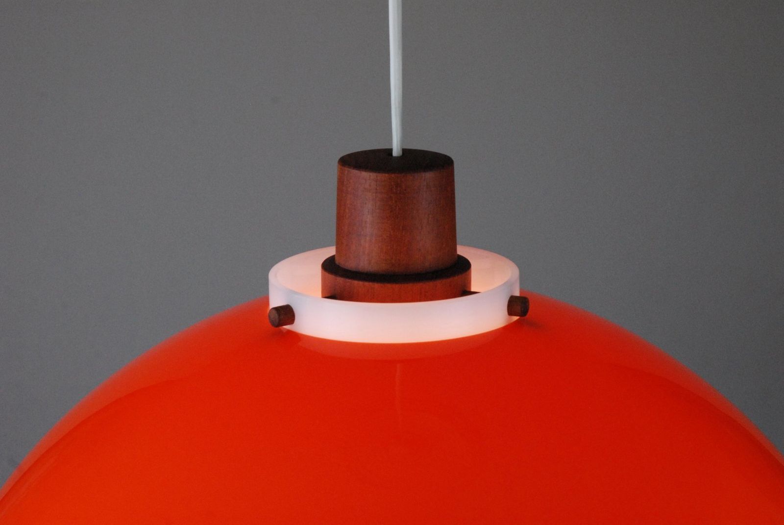 Pendant Lamp By Uno & östen Kristiansson For Luxus, Vittsjö, Sweden, 1960s photo vinterior