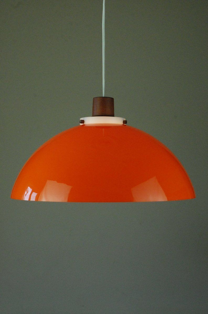 Pendant Lamp By Uno & östen Kristiansson For Luxus, Vittsjö, Sweden, 1960s photo vintage