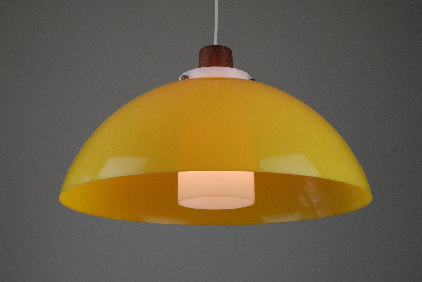 Pendant Lamp By Uno & östen Kristiansson For Luxus, Vittsjö, Sweden, 1960s photo Lighting