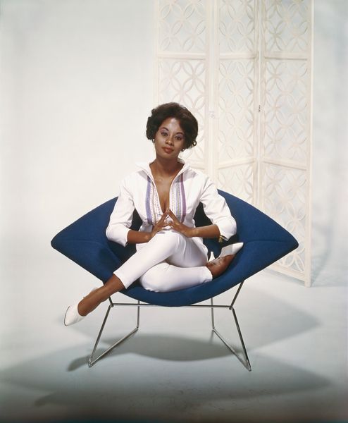 ' Young Woman Sitting On Armchair ' By Tom Kelley Oversized C Type