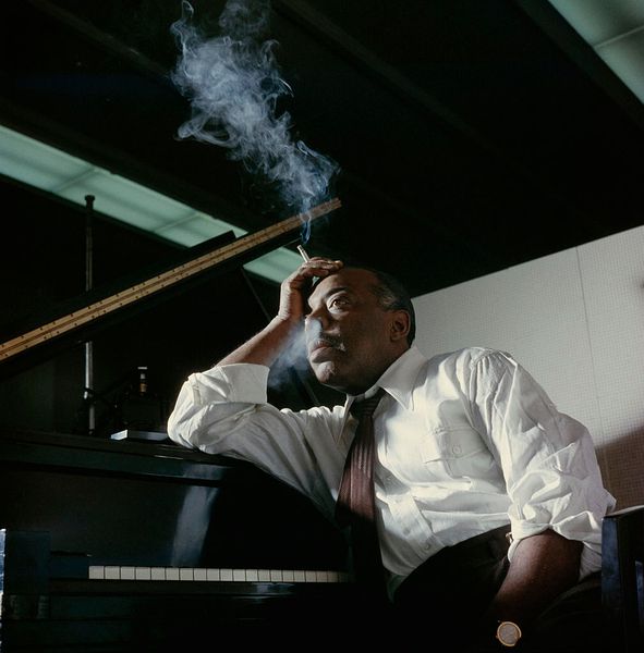 ' Count Basie Jazz Pianist ' By Michael Ochs C Type