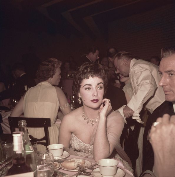 ' Elizabeth Taylor At Academy Awards ' By Archive Photos C Type
