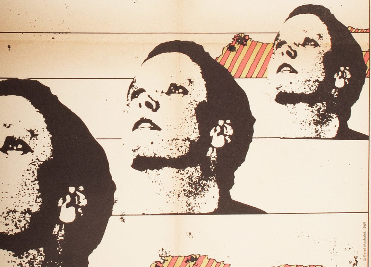 Movie Poster, Everything For Sale, Karel Machálek, 1969 photo furniture