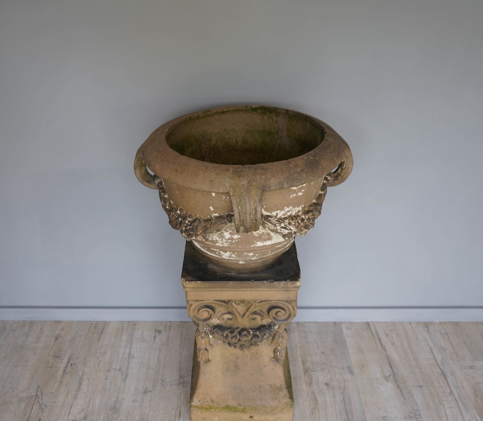 photo furniture An Original Doulton Lambeth Terracotta Garden Urn