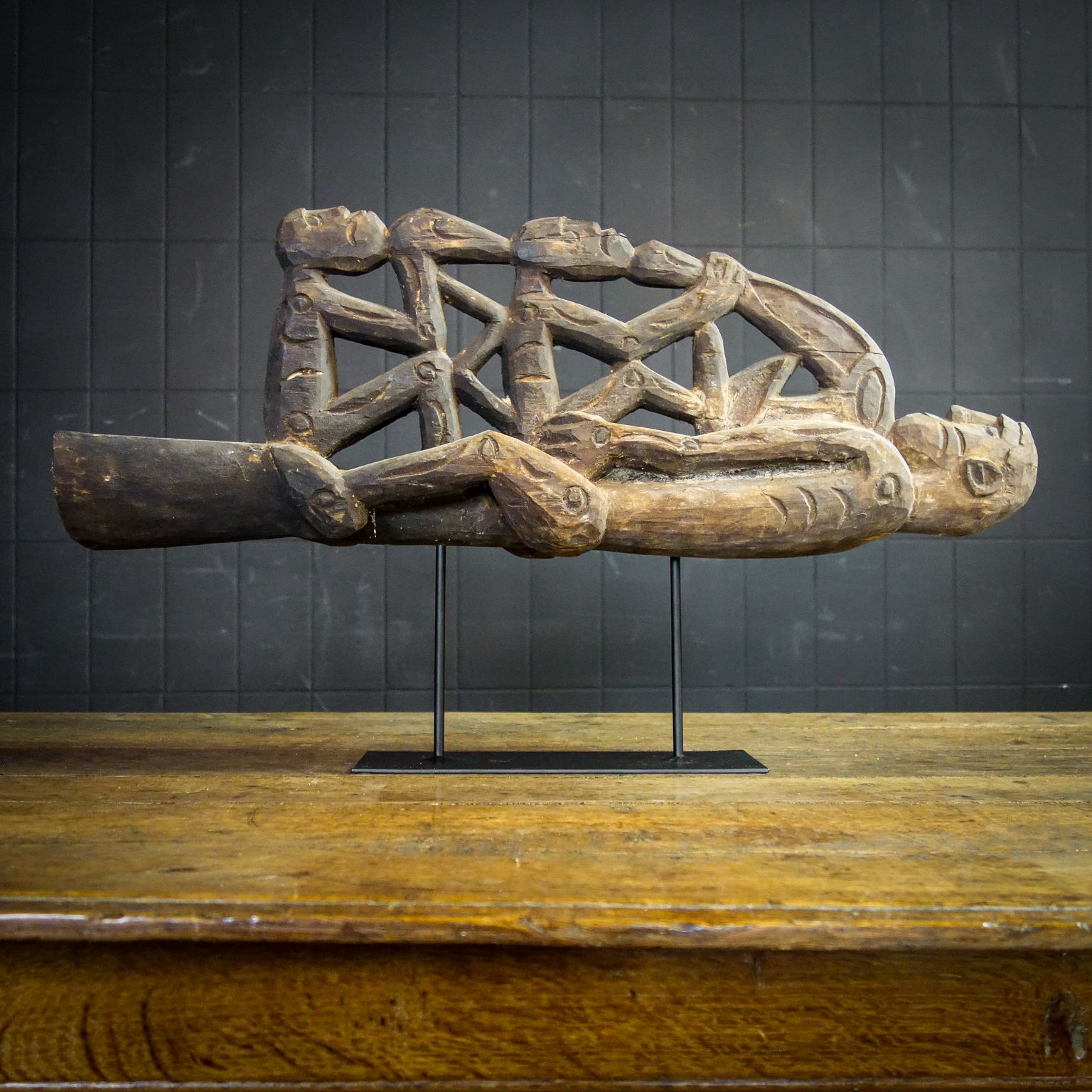 Asmat Prauw Figurehead Of Canoe – New Guinea photo buy