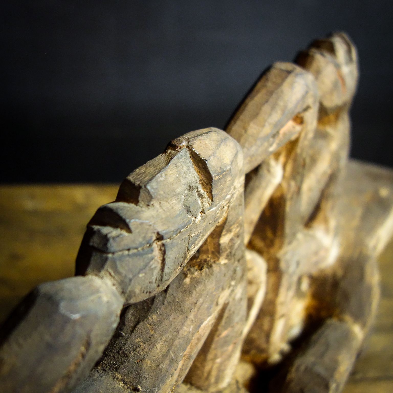 638.56 Asmat Prauw Figurehead Of Canoe – New Guinea photo