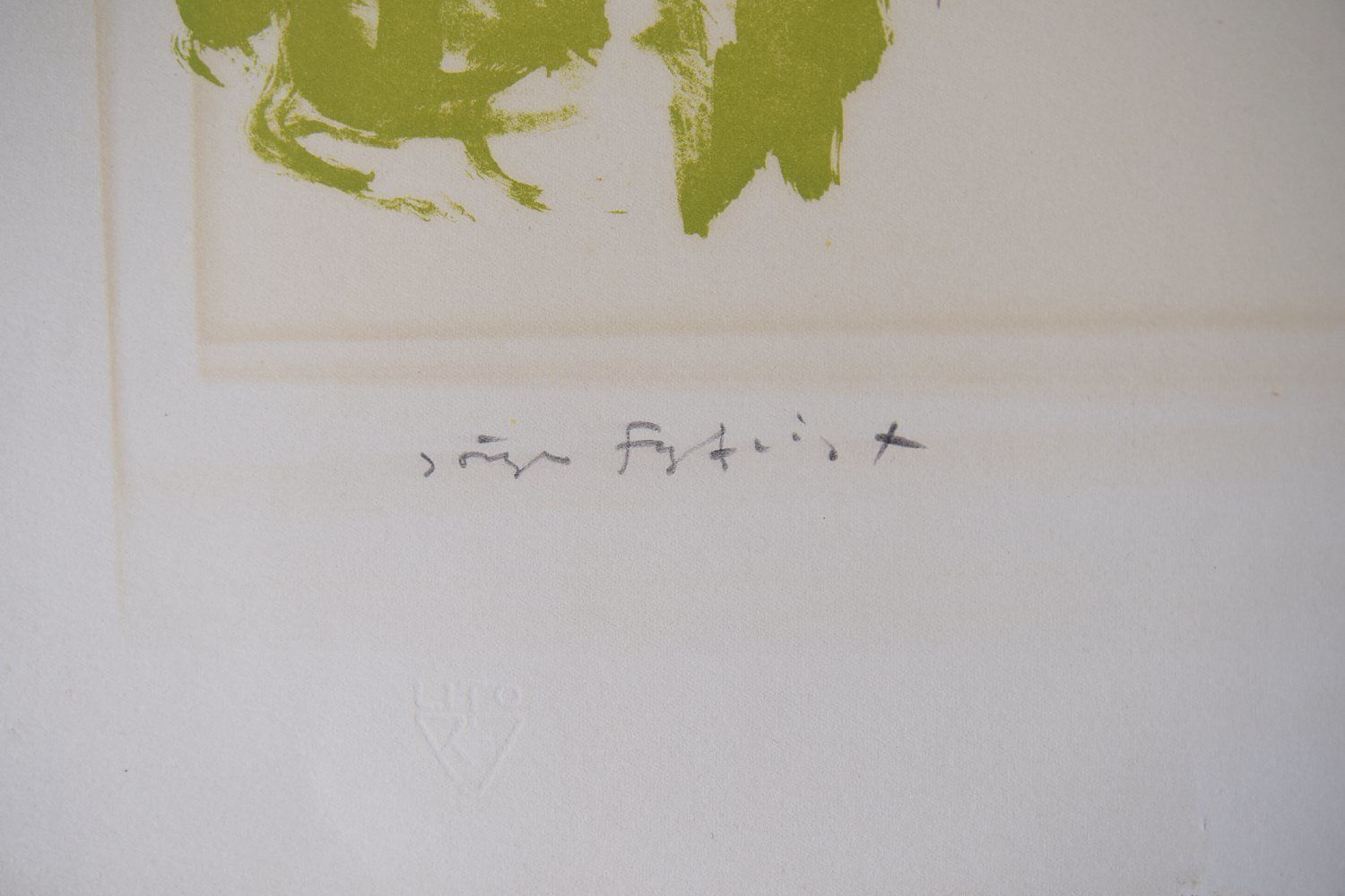 Kleurenlitho Op Van Gelder Zonen Papier Van Jörgen Fogelqvist, Jaren 1980 photo Kunst