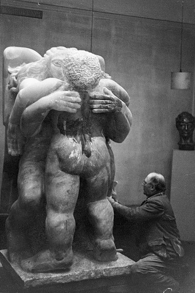 ' Epstein Sculpture ' By Felix Man