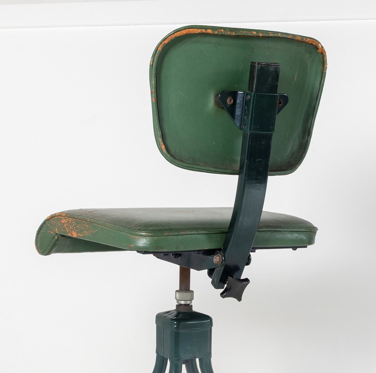 Original 1950s Industrial Factory Swivel Stool By Evertaut | Musicians Guitarist Seat photo Furniture