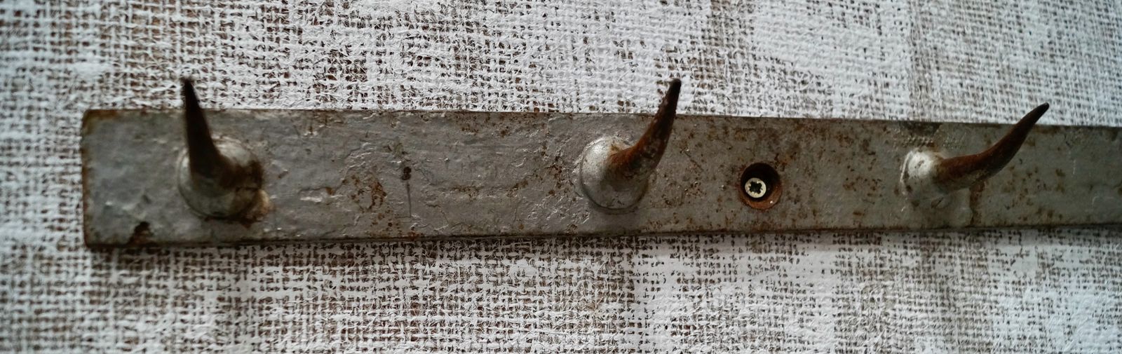 Antique French Cast Iron Butchers Hooks photo Home Decor