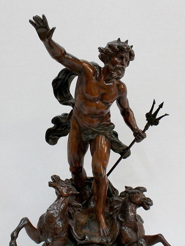 3 Piece Spelter Fireplace Set, Early 20th Century photo 2544.1