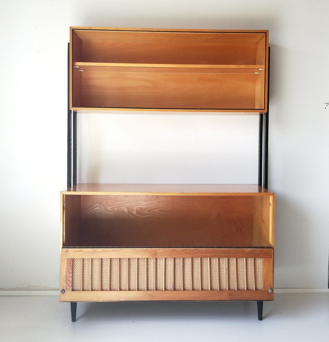 Mid Century Wall Unit, 1970s, Maple photo for sale